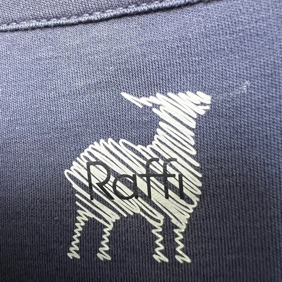 Raffi Cotton Quarter Zip Mock Lightweight Pullover Men’s Size Large - Picture 5 of 7